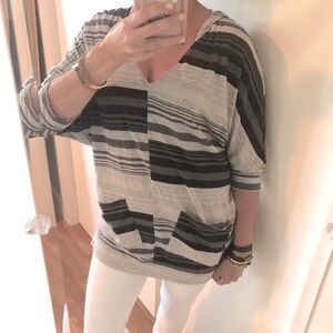 LAMade Striped Tunic with Hood